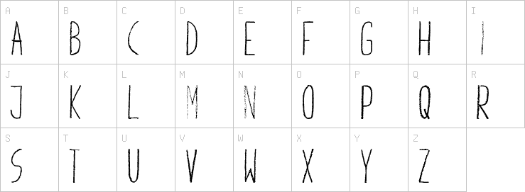 Uppercase characters