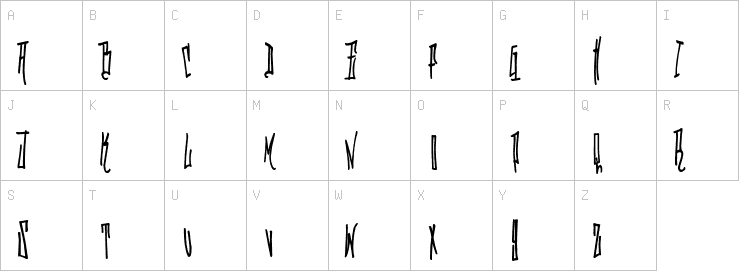 Uppercase characters