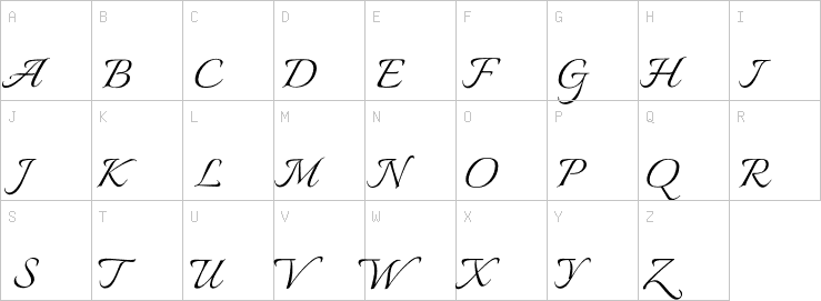 Uppercase characters