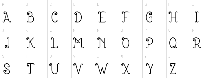 Uppercase characters