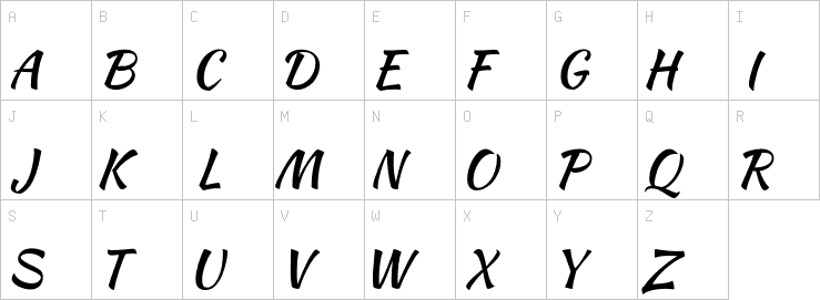 Uppercase characters