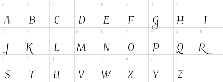 Uppercase characters