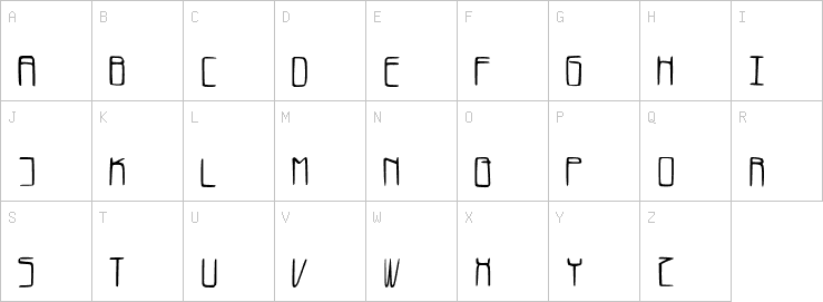 Uppercase characters
