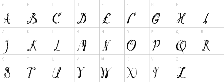 Uppercase characters