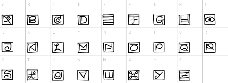 Uppercase characters