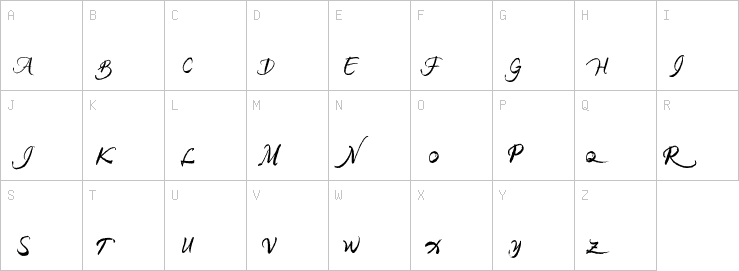 Uppercase characters