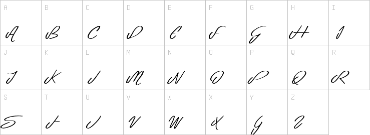 Uppercase characters