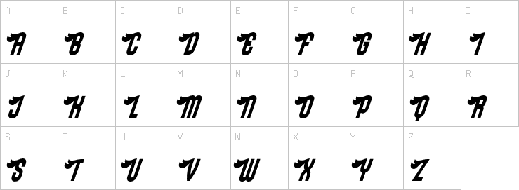 Uppercase characters