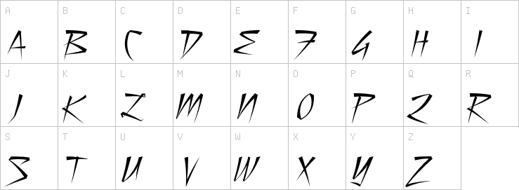 Uppercase characters