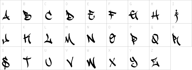 Uppercase characters