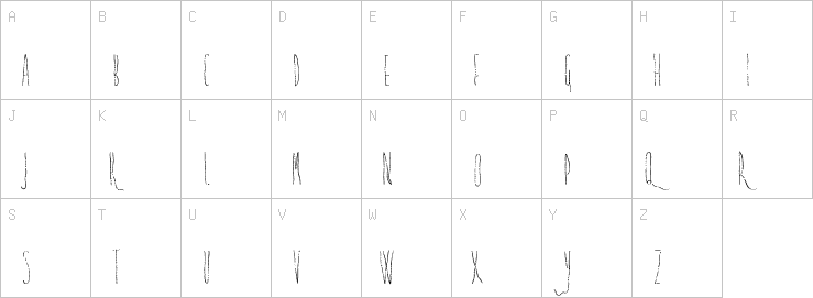 Uppercase characters