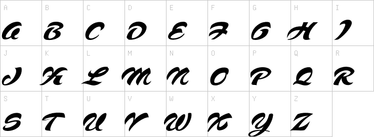 Uppercase characters