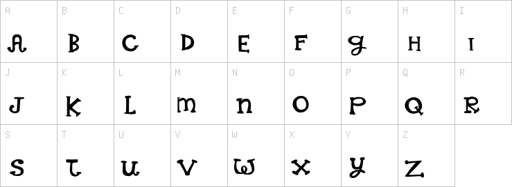 Uppercase characters