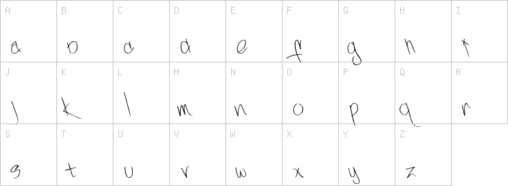 Uppercase characters