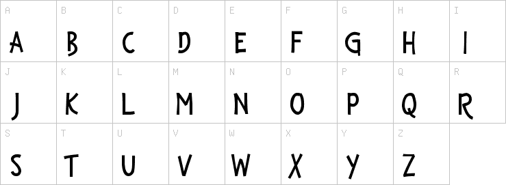 Uppercase characters