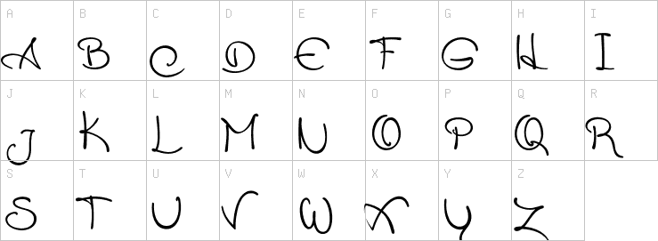 Uppercase characters