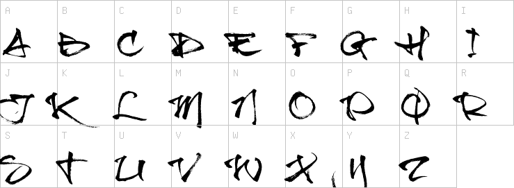 Uppercase characters