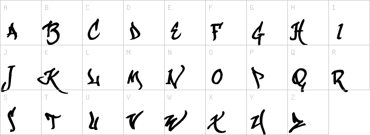 Uppercase characters