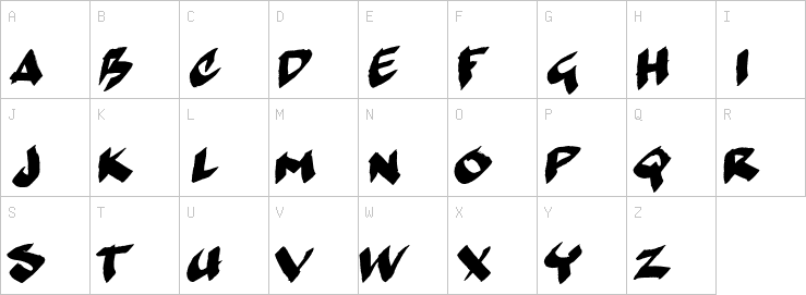 Uppercase characters
