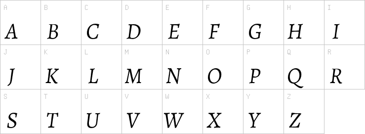 Uppercase characters