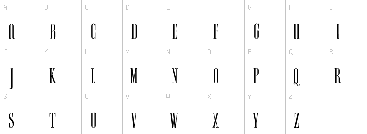 Uppercase characters