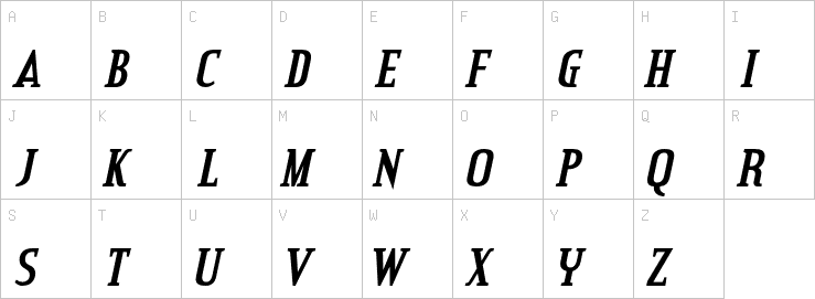 Uppercase characters