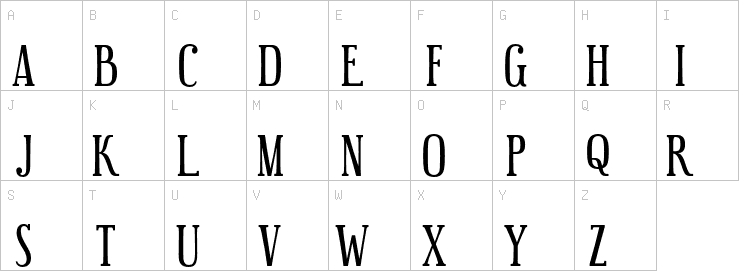 Uppercase characters