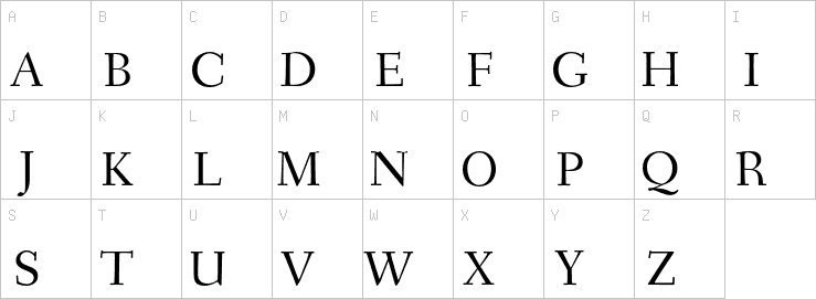Uppercase characters