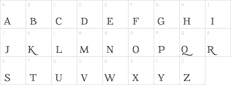 Uppercase characters