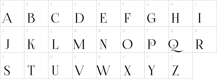 Uppercase characters