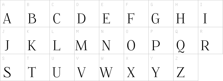 Uppercase characters