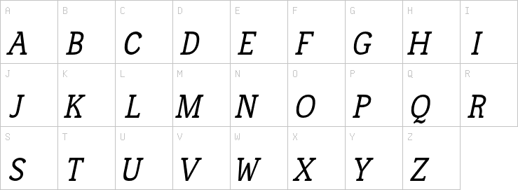 Uppercase characters