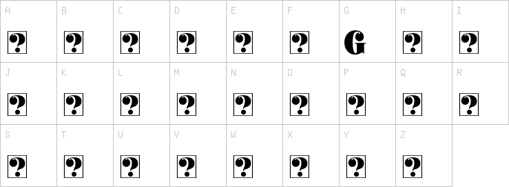 Uppercase characters
