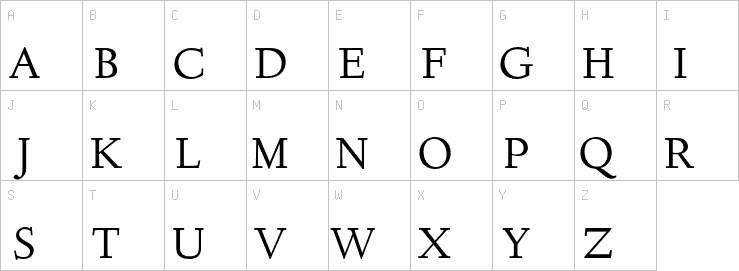 Uppercase characters
