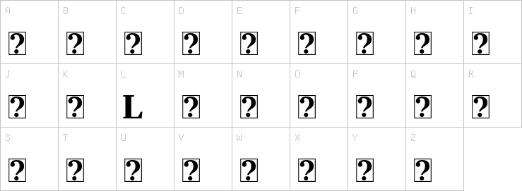 Uppercase characters