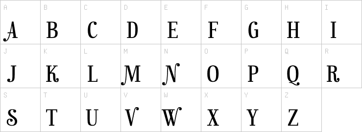 Uppercase characters