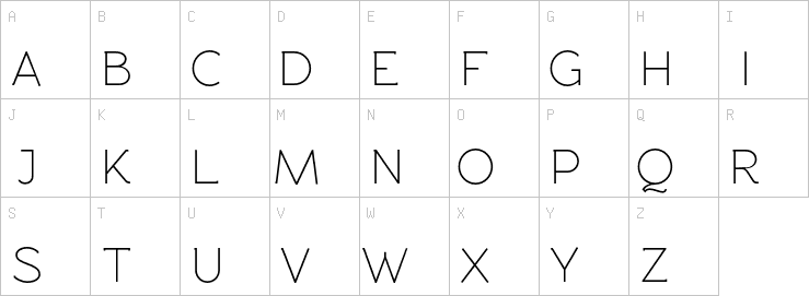 Uppercase characters