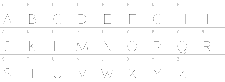 Uppercase characters