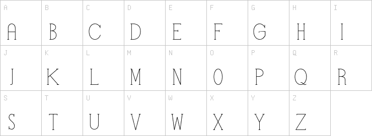 Uppercase characters