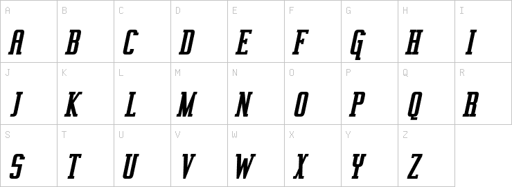 Uppercase characters