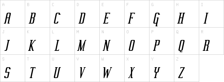 Uppercase characters