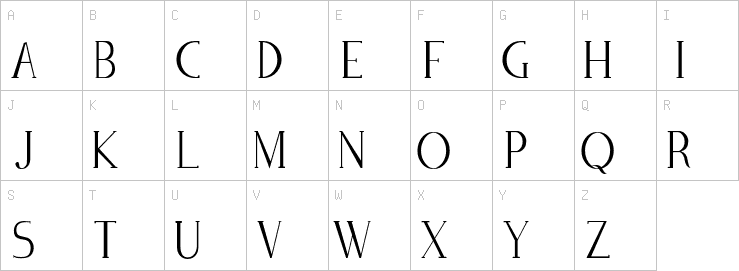 Uppercase characters
