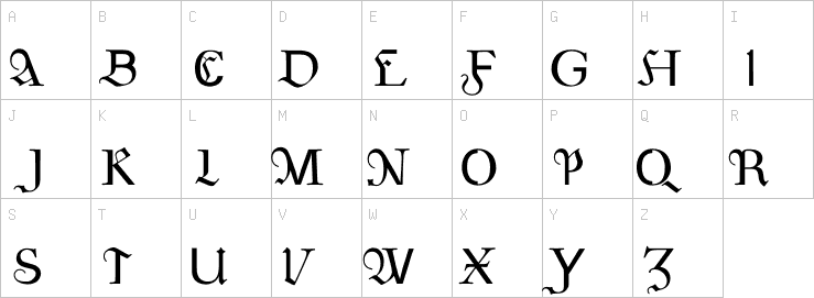 Uppercase characters
