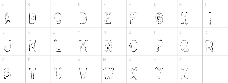 Uppercase characters