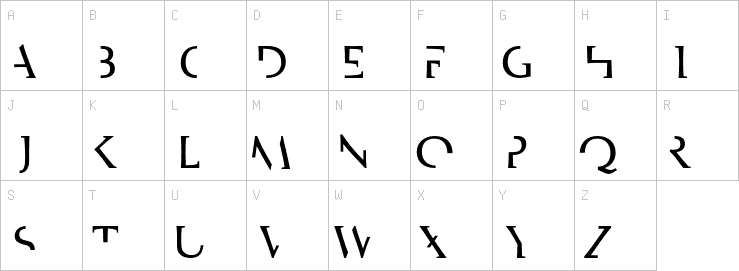 Uppercase characters