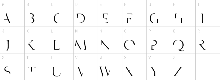 Uppercase characters