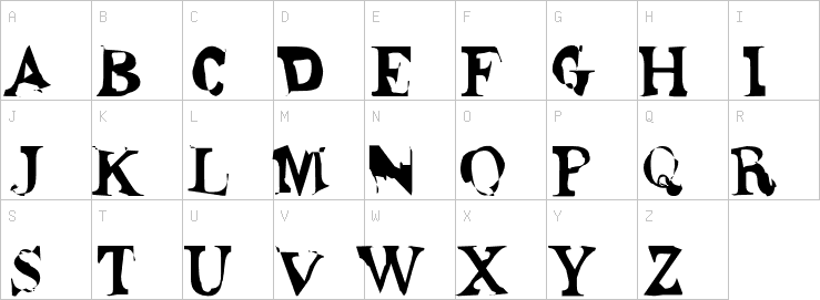 Uppercase characters