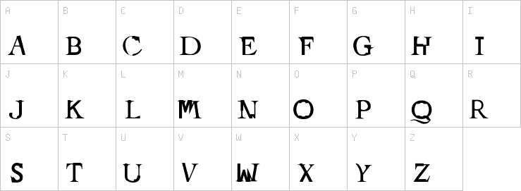 Uppercase characters