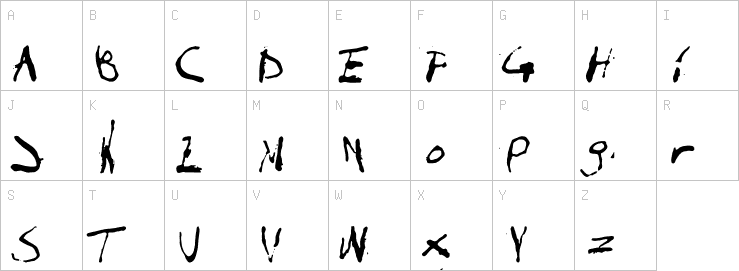 Uppercase characters