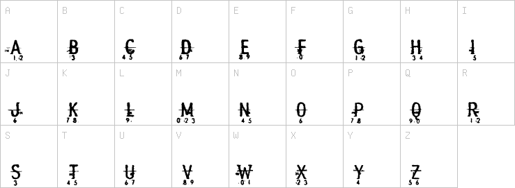 Uppercase characters